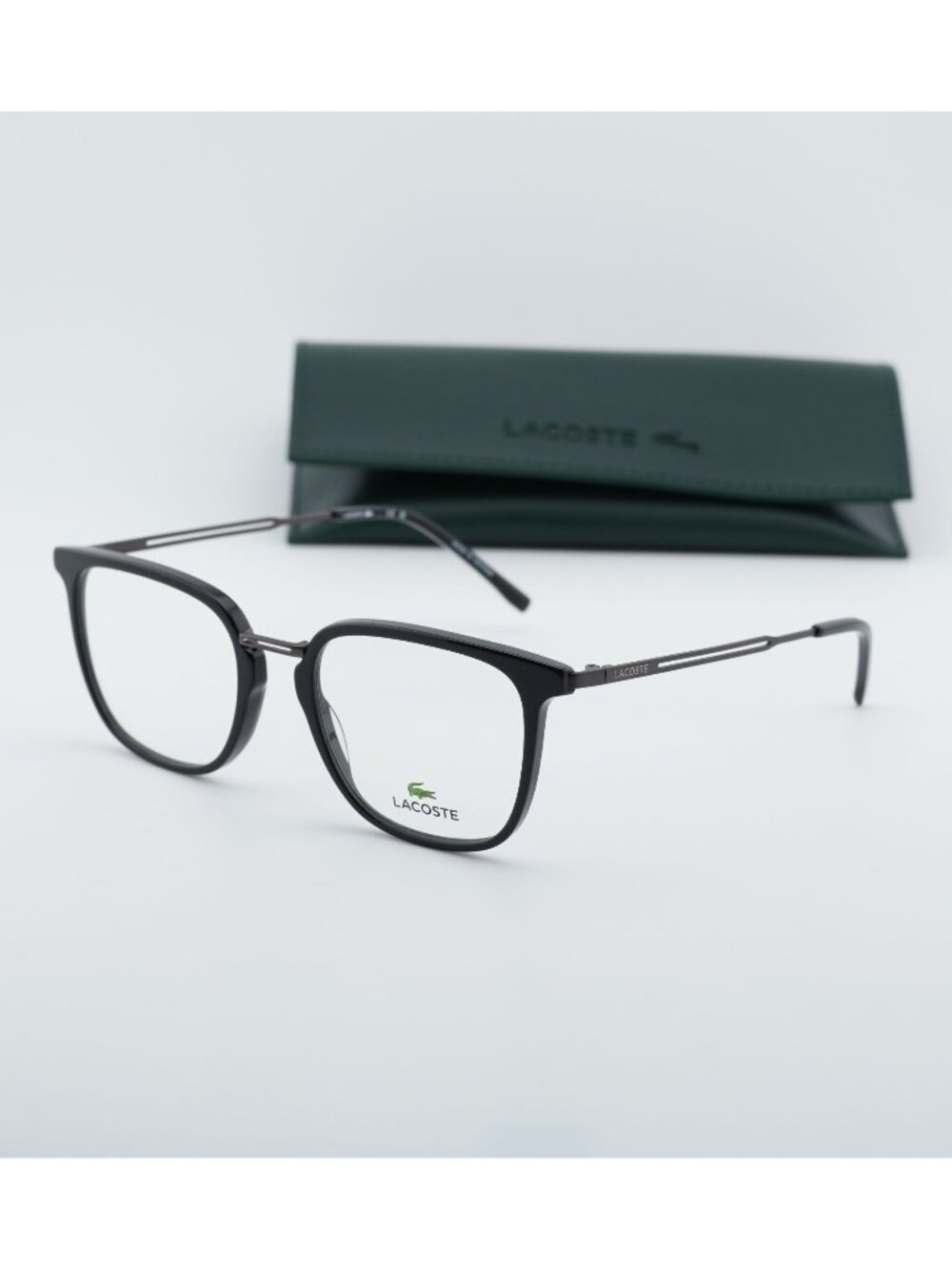 Lacoste L2853PCN 001 Rectangle 52mm Eyeglasses - Black
